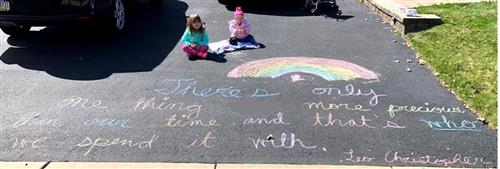 Side walk message 